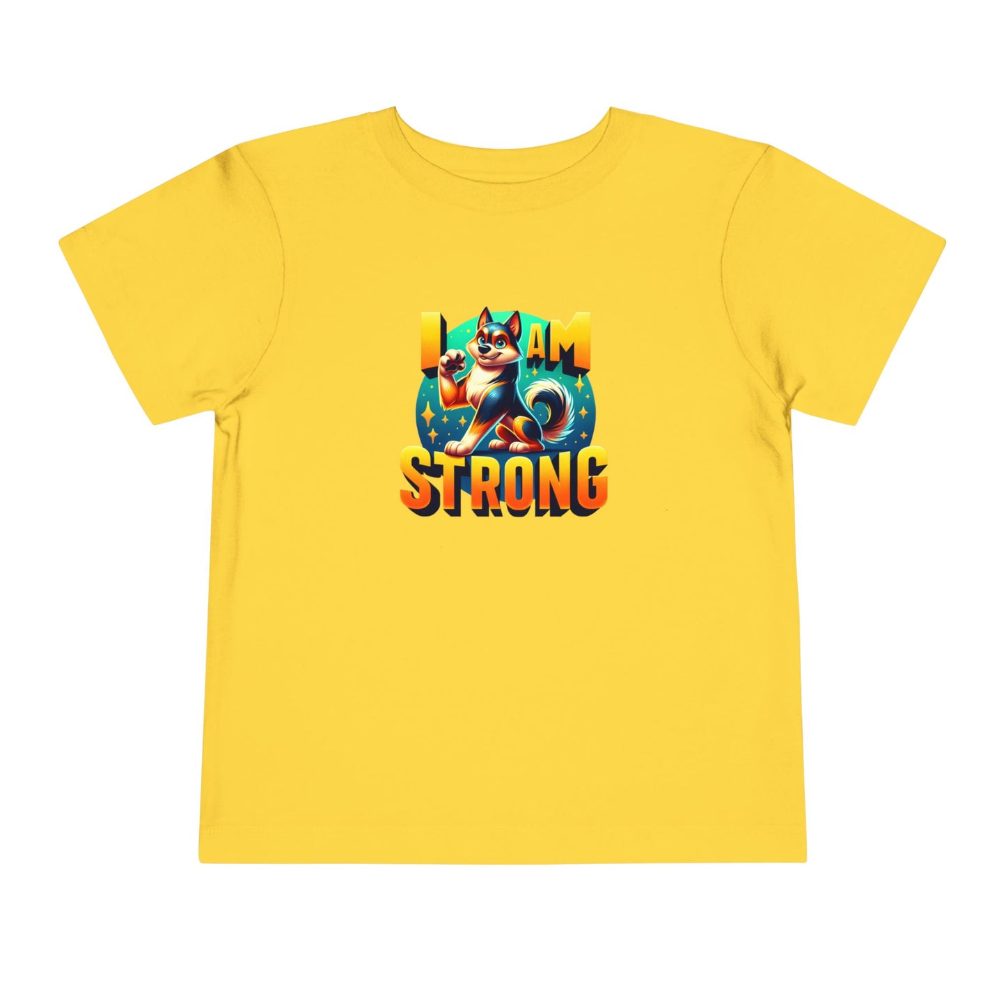 Dog Flex | I AM STRONG | Toddler Graphic Tees | 61JP-T