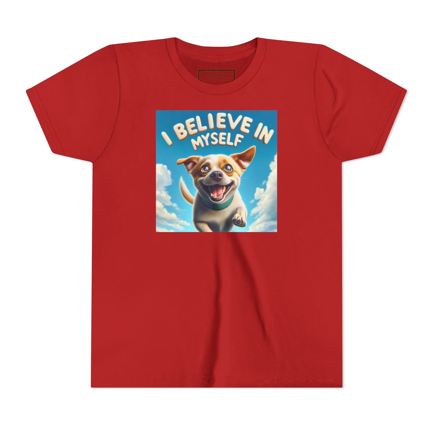 Dog in Sky | I BELIEVE IN MYSELF | Youth Graphic Tees | 97MM-Y