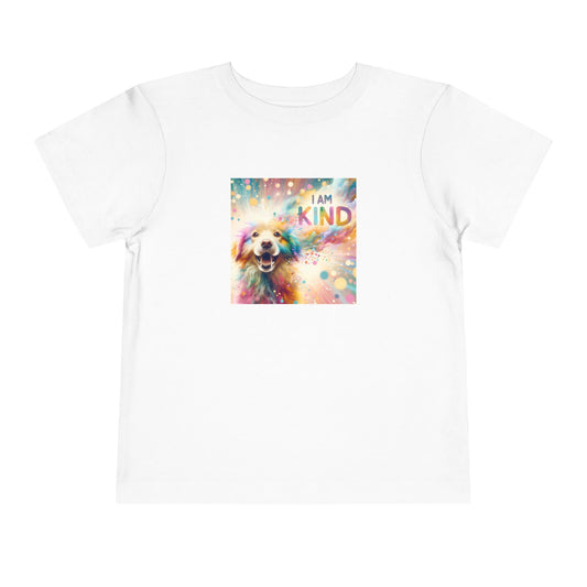 Burst of Color Dog | I AM KIND | Toddler Graphic Tees | 4VT-T