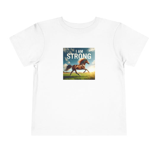 Horse | I AM STRONG | Toddler Graphic Tees | #670-7e6-T