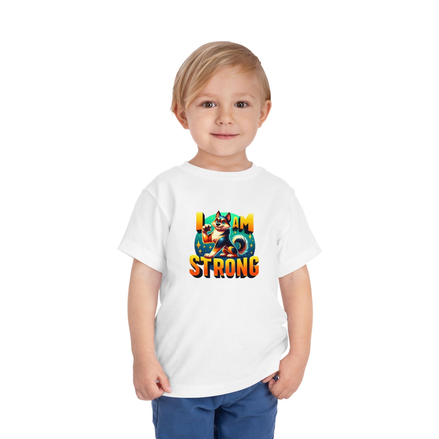 Dog Flex | I AM STRONG | Toddler Graphic Tees | 61JP-T