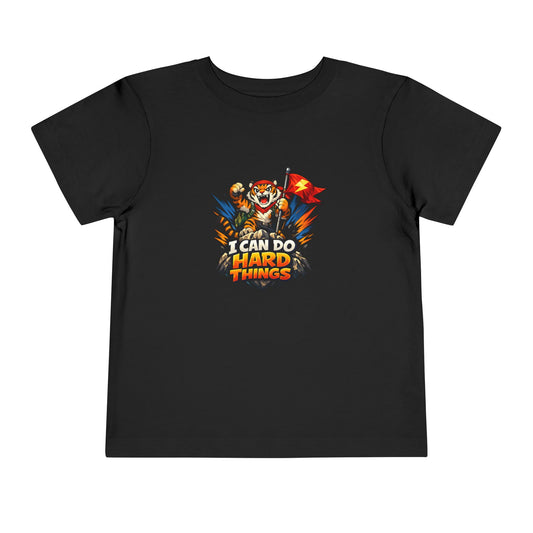 Tiger | I CAN DO HARD THINGS | Toddler Graphic Tees | #KK-006-T