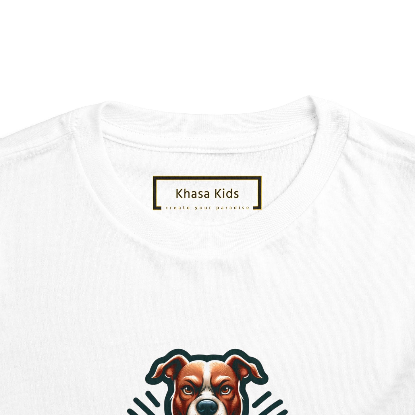 Muscle Dog | I AM BRAVE | Toddler Graphic Tees | 52ZK-T