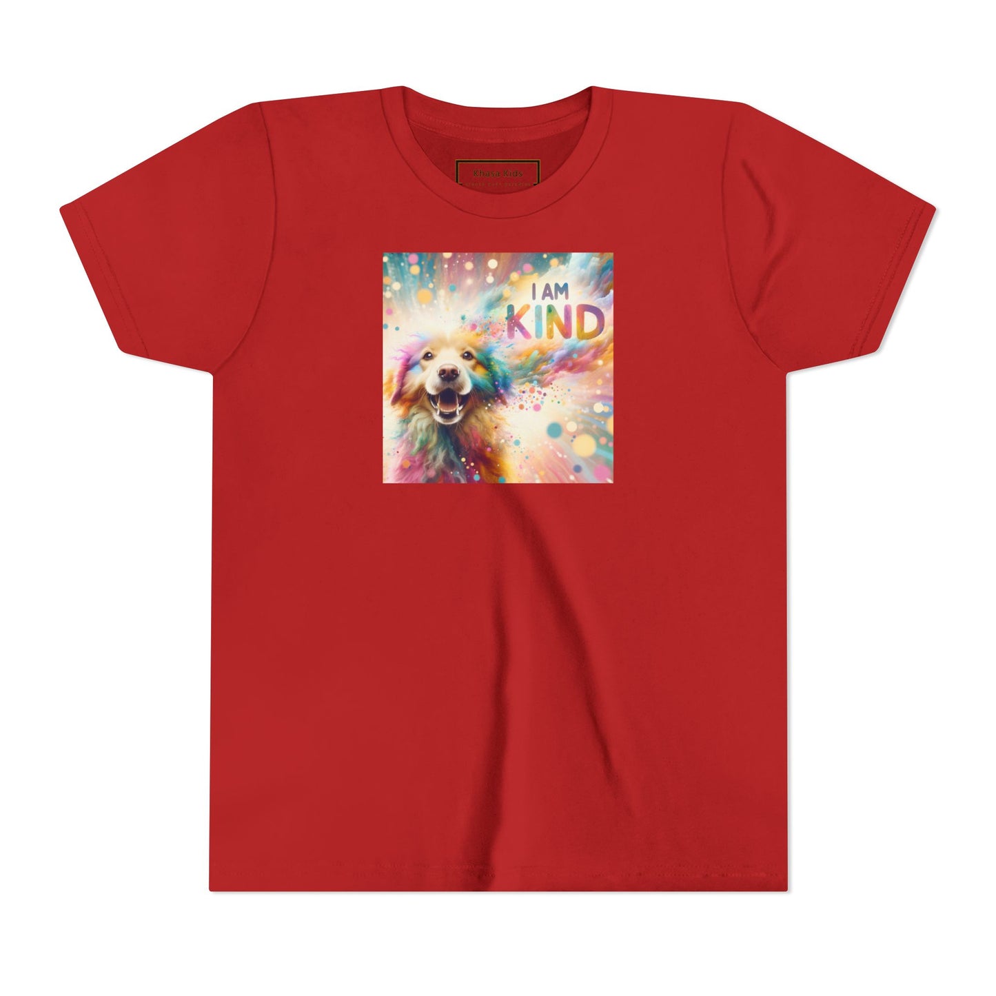 Burst of Color Dog | I AM KIND | Youth Graphic Tees | 4VT-Y