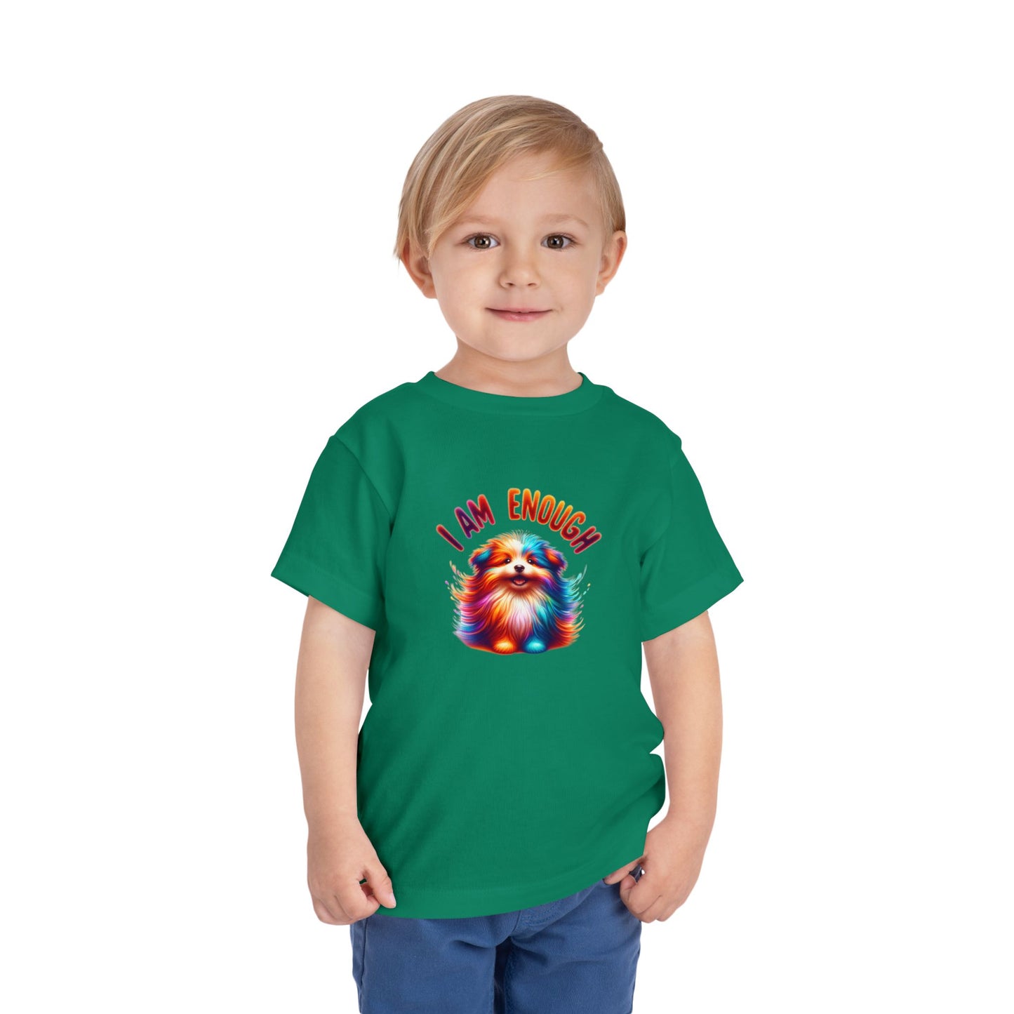 Vibrant Pup | I AM ENOUGH | Toddler Graphic Tees | 35PS-T