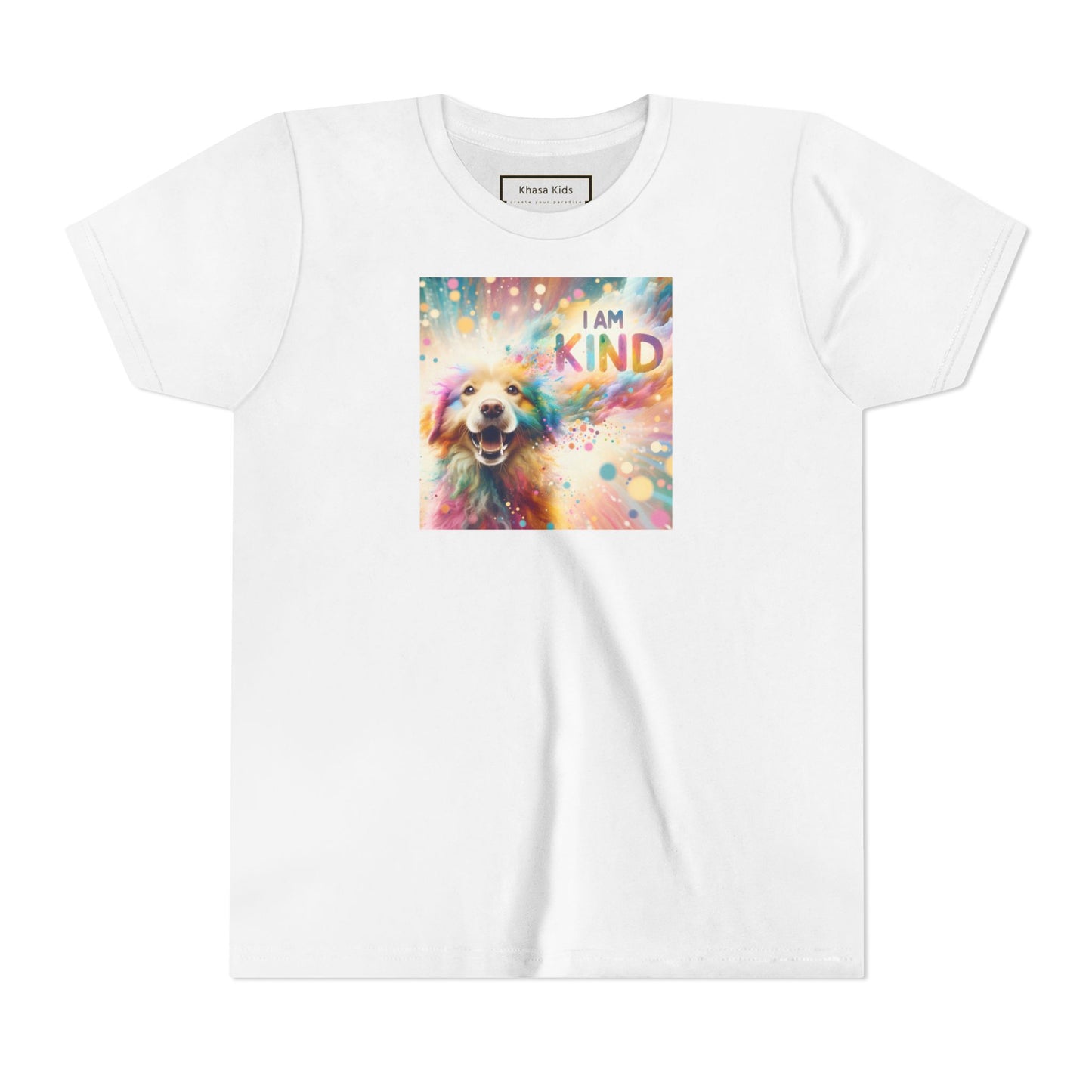 Burst of Color Dog | I AM KIND | Youth Graphic Tees | 4VT-Y