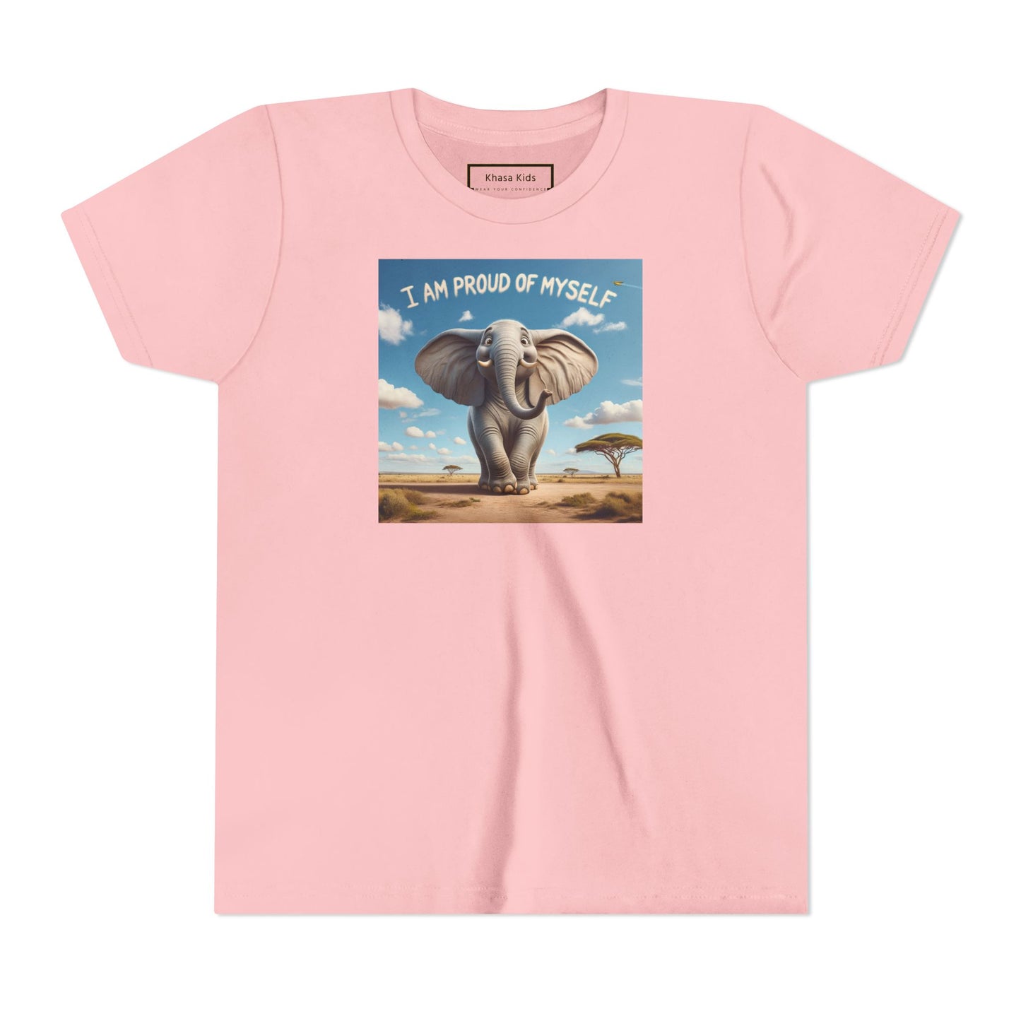 Elephant | I AM PROUD OF MYSELF | Youth Graphic Tees | #67-ff-Y