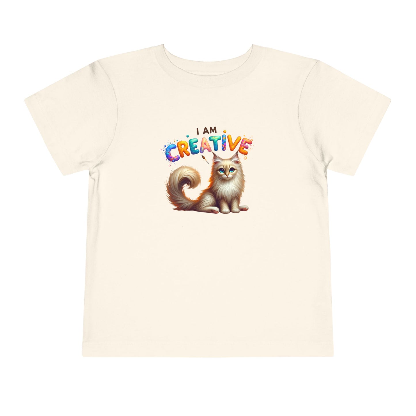 Creative Cat | I AM CREATIVE | Toddler Graphic Tees | 37FM-T