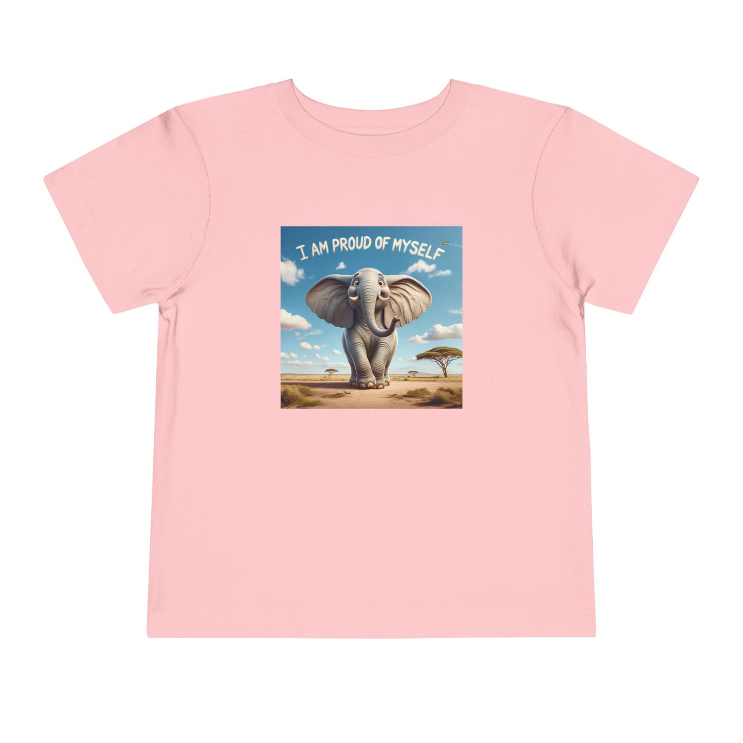 Elephant | I AM PROUD OF MYSELF | Toddler Graphic Tees | #67-ff-T