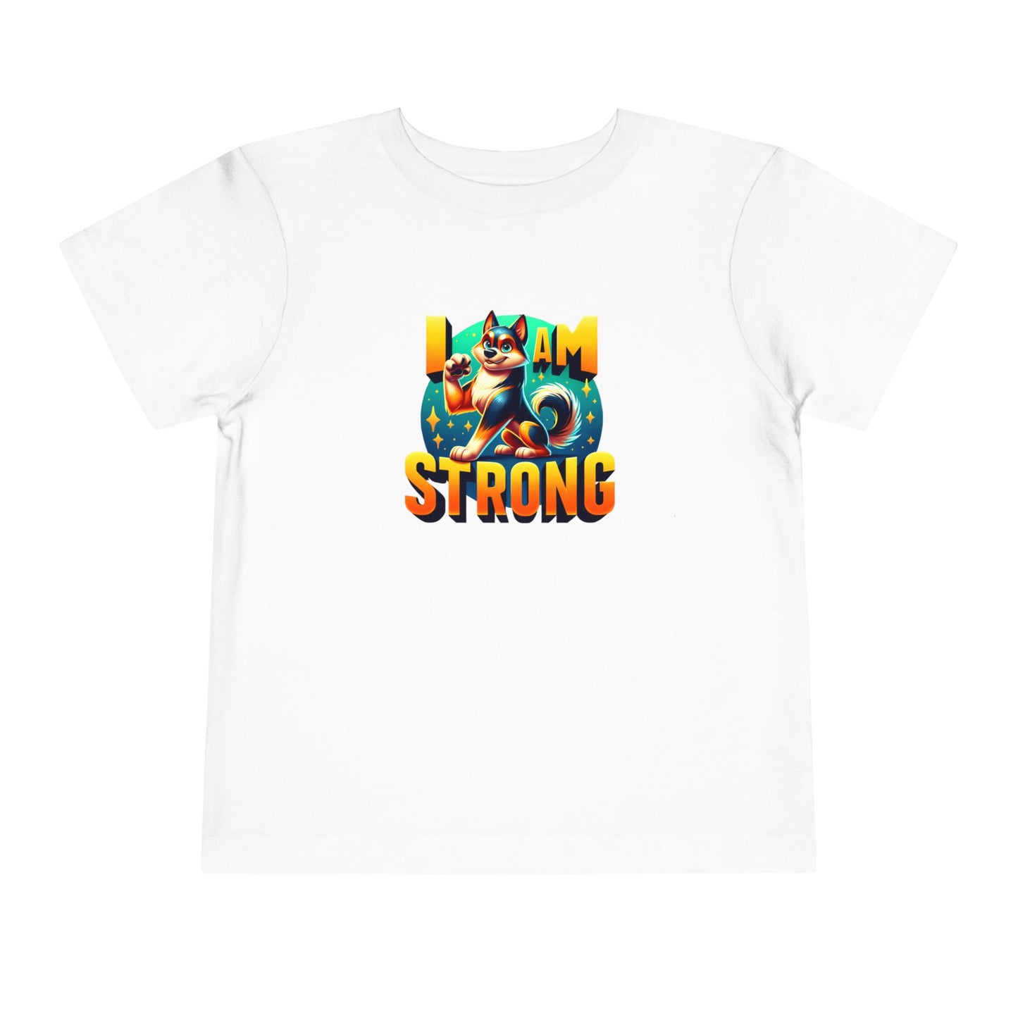 Dog Flex | I AM STRONG | Toddler Graphic Tees | 61JP-T