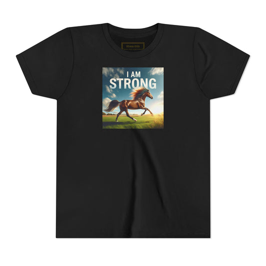 Horse | I AM STRONG | Youth Graphic Tees | #670-7e6-Y