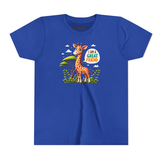 Giraffe | I AM A GREAT FRIEND | Youth Graphic Tees | #68-05-Y