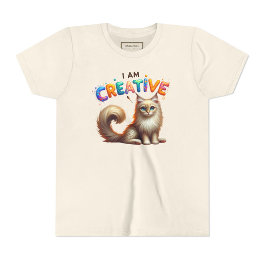 Creative Cat | I AM CREATIVE | Youth Graphic Tees | 37FM-Y