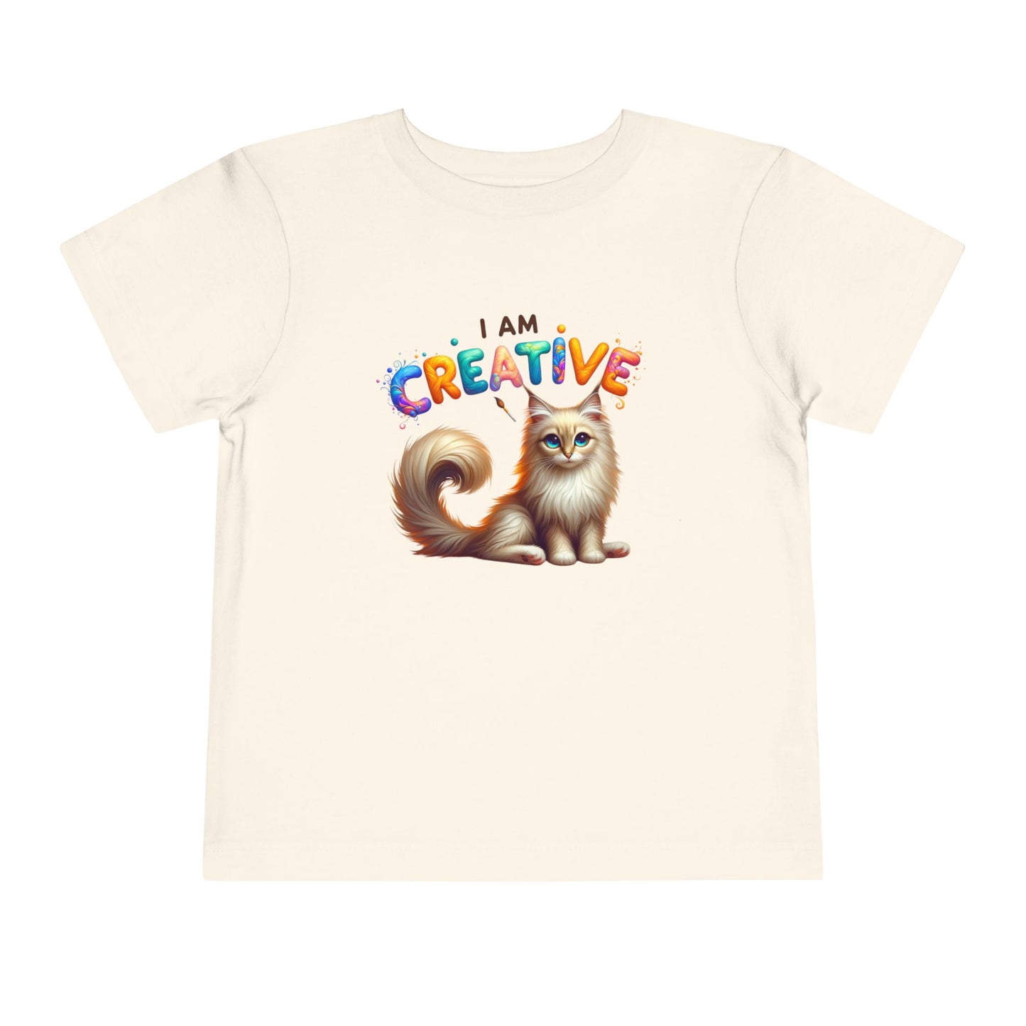 Creative Cat | I AM CREATIVE | Toddler Graphic Tees | 37FM-T