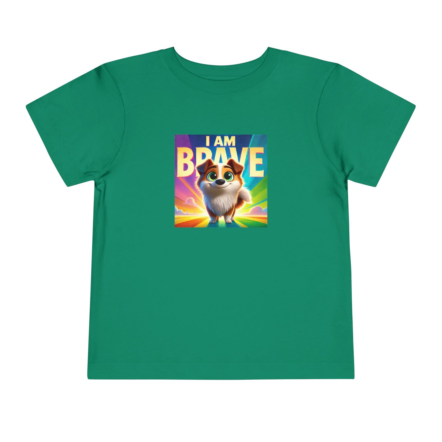 Rainbow Dog | I AM BRAVE | Toddler Graphic Tees | 58KE-T
