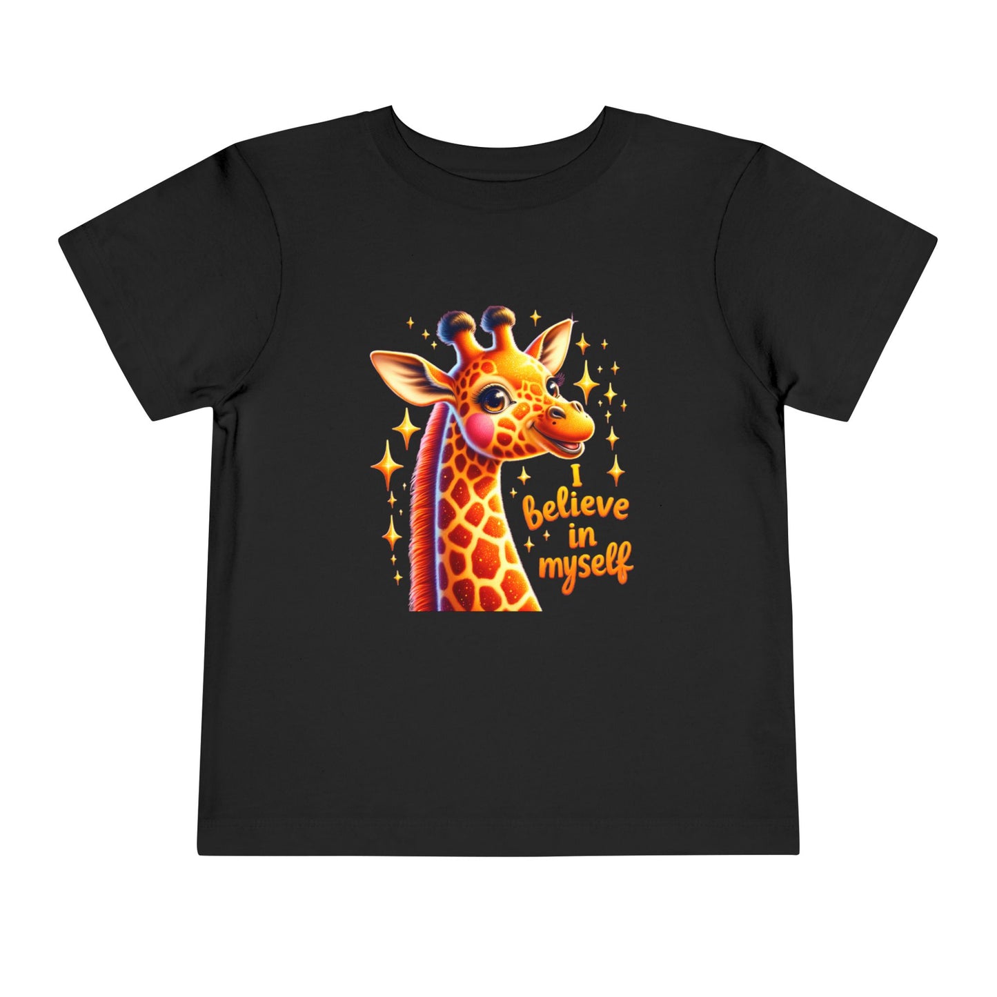 Giraffe | I BELIEVE IN MYSELF | Toddler Graphic Tees | #68-c8-T