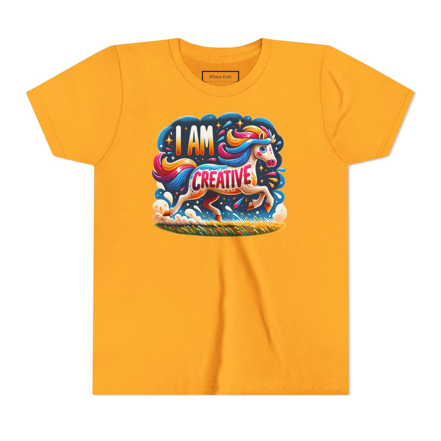 Unicorn Horse | I AM CREATIVE | Youth Graphic Tees | 74RG-Y
