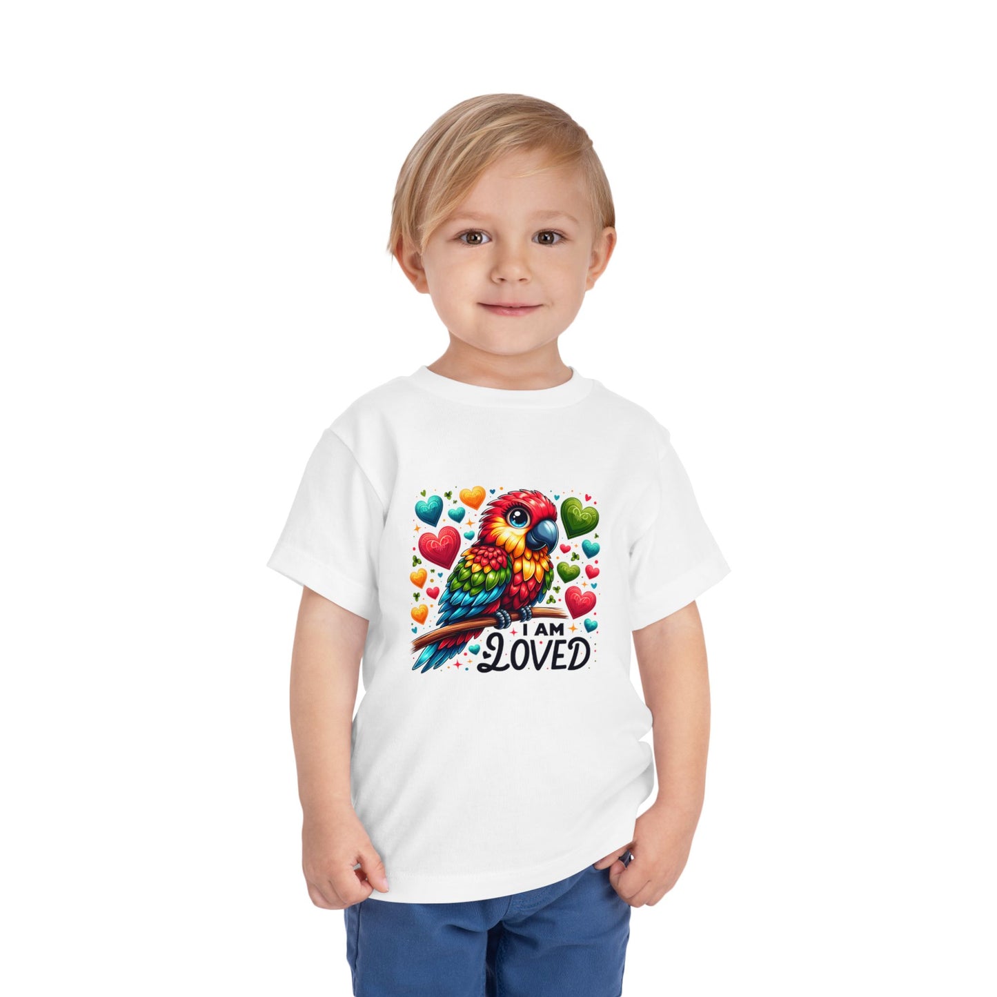 Parrot |  I AM LOVED | Toddler Graphic Tees | #68-ad-T
