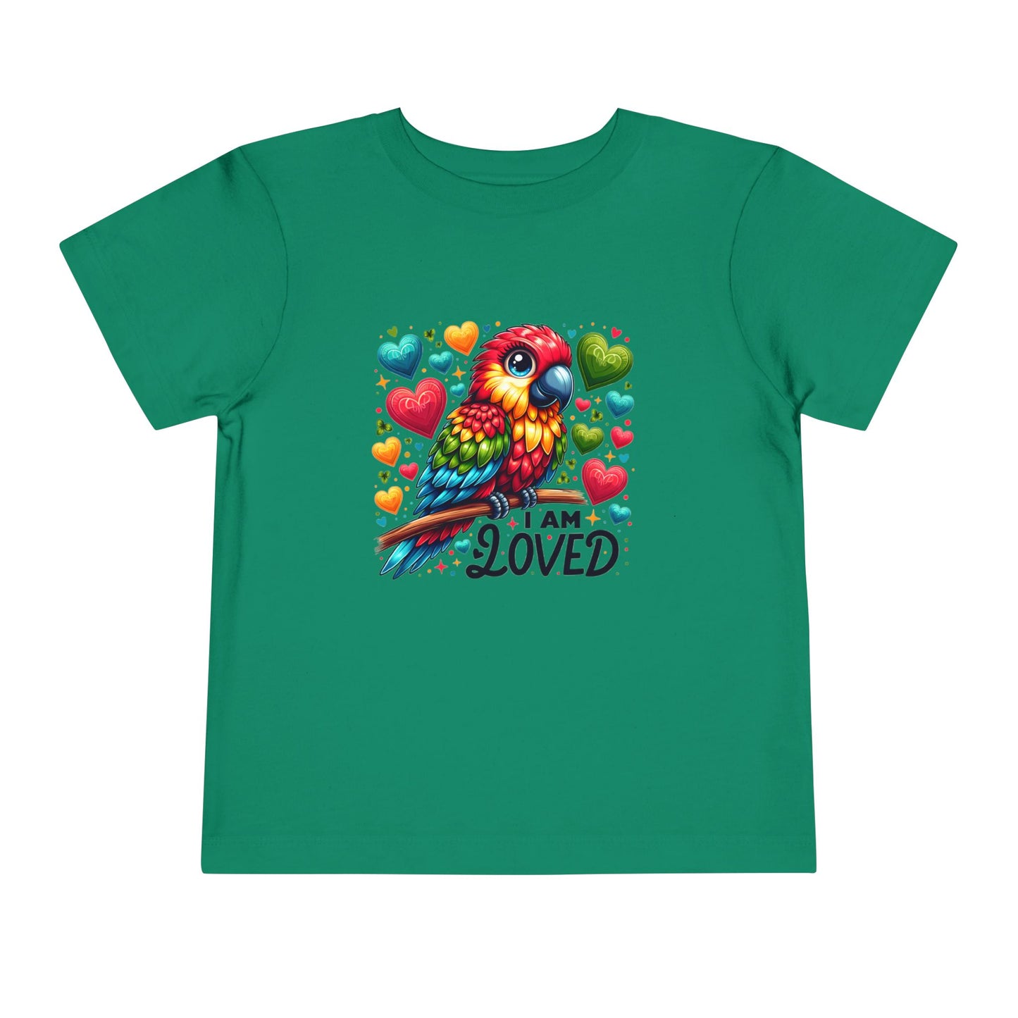Parrot |  I AM LOVED | Toddler Graphic Tees | #68-ad-T