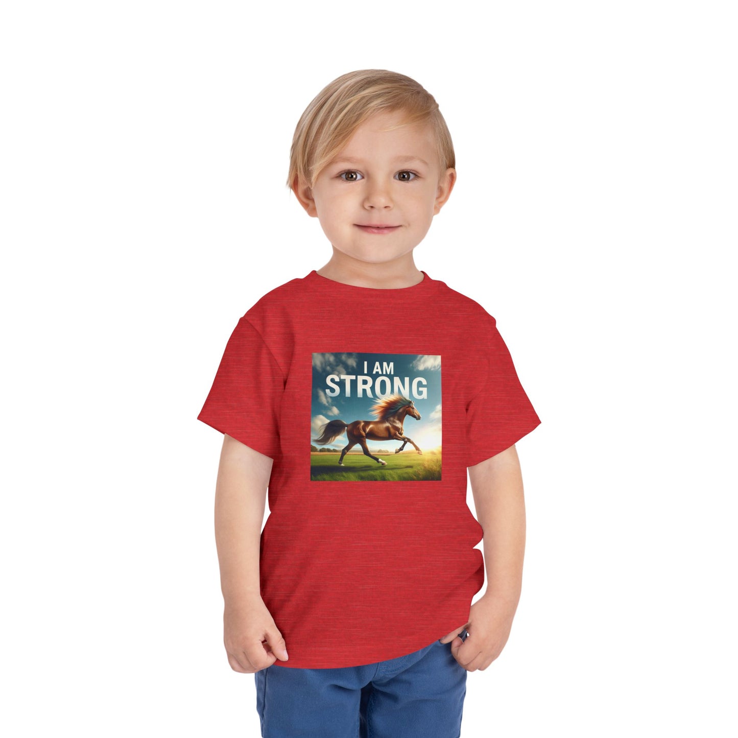 Horse | I AM STRONG | Toddler Graphic Tees | #670-7e6-T