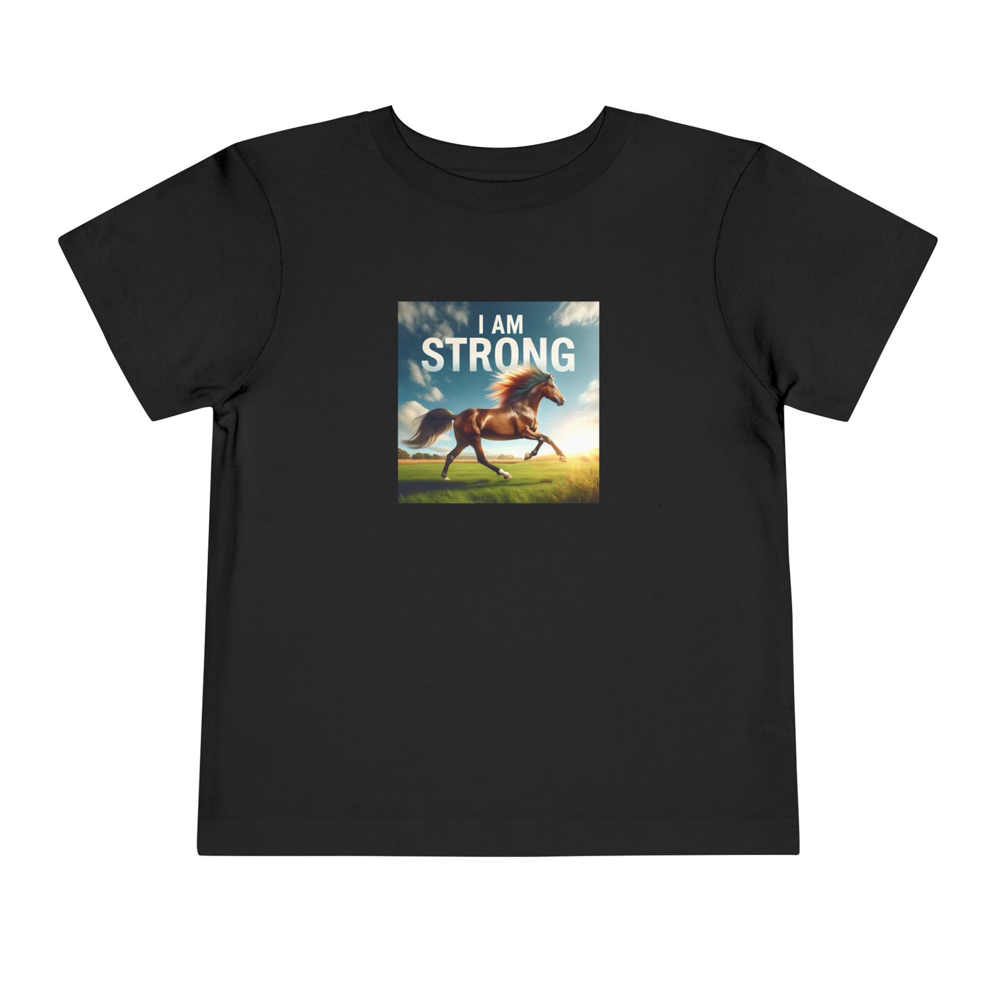 Horse | I AM STRONG | Toddler Graphic Tees | #670-7e6-T