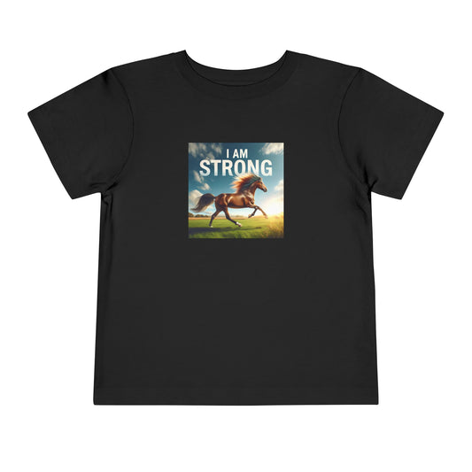 Horse | I AM STRONG | Toddler Graphic Tees | #670-7e6-T