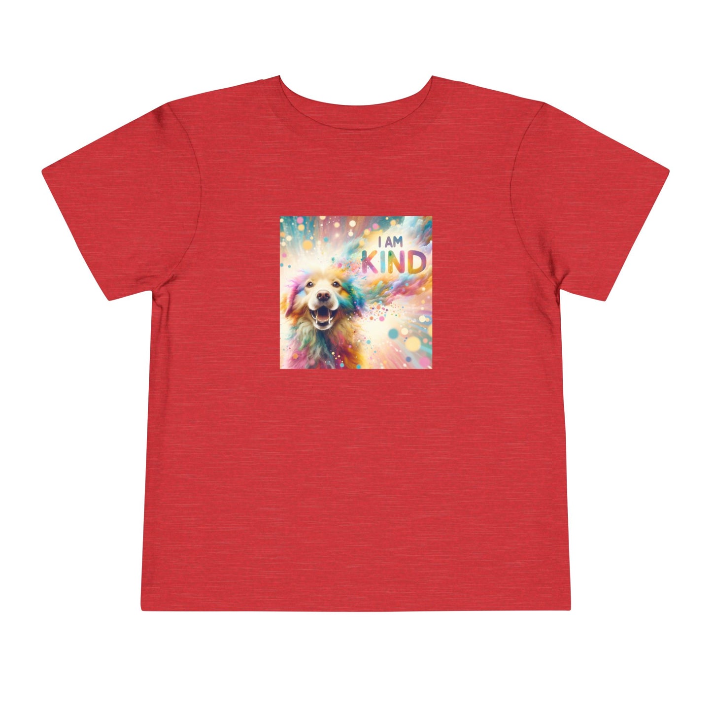 Burst of Color Dog | I AM KIND | Toddler Graphic Tees | 4VT-T