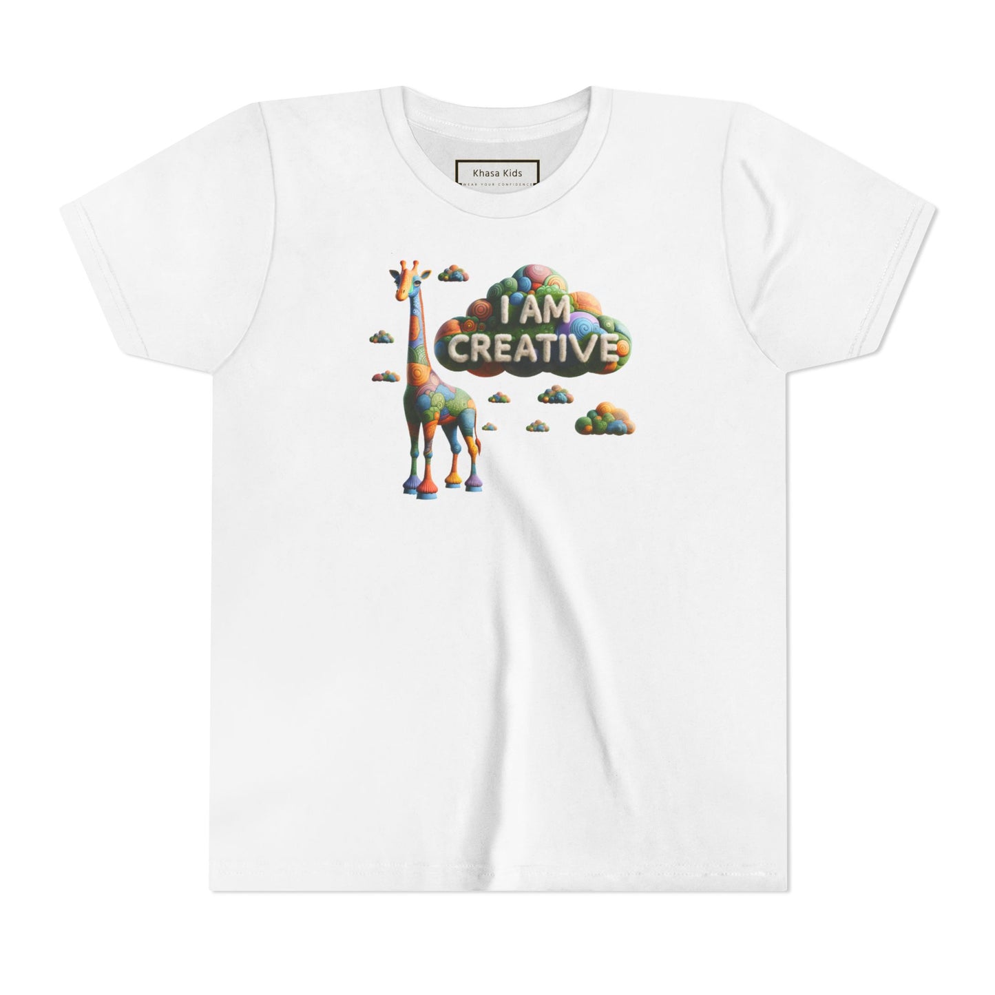 Giraffe |  I AM CREATIVE | Youth Graphic Tees | #68-d2-Y