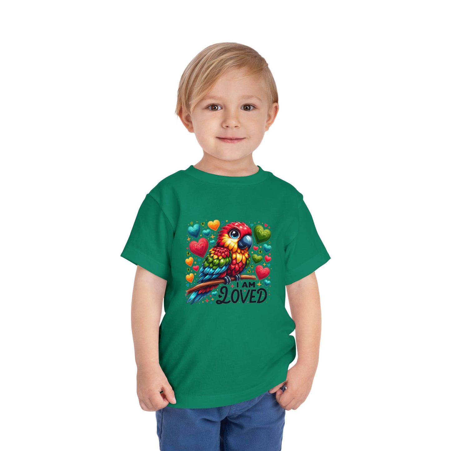 Parrot |  I AM LOVED | Toddler Graphic Tees | #68-ad-T
