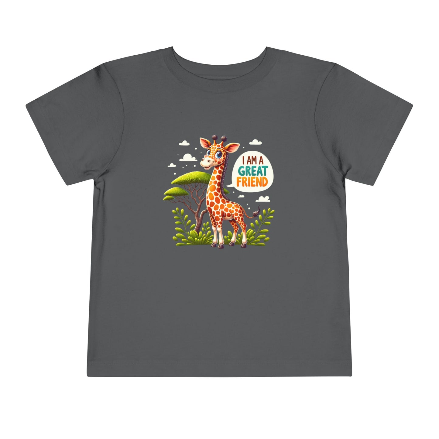 Giraffe |  I AM A GREAT FRIEND | Toddler Graphic Tees | #68-05-T