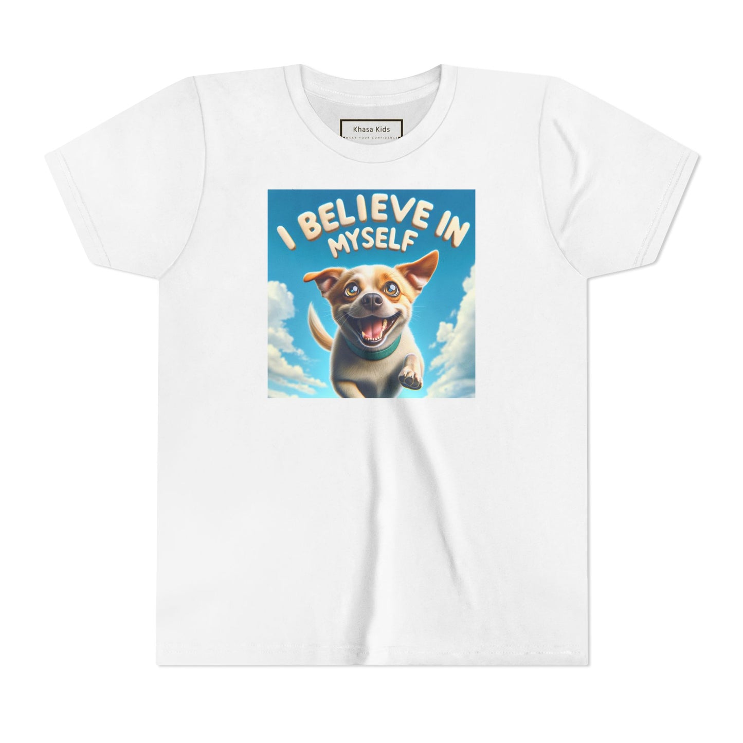 Dog in Sky | I BELIEVE IN MYSELF | Youth Graphic Tees | 97MM-Y