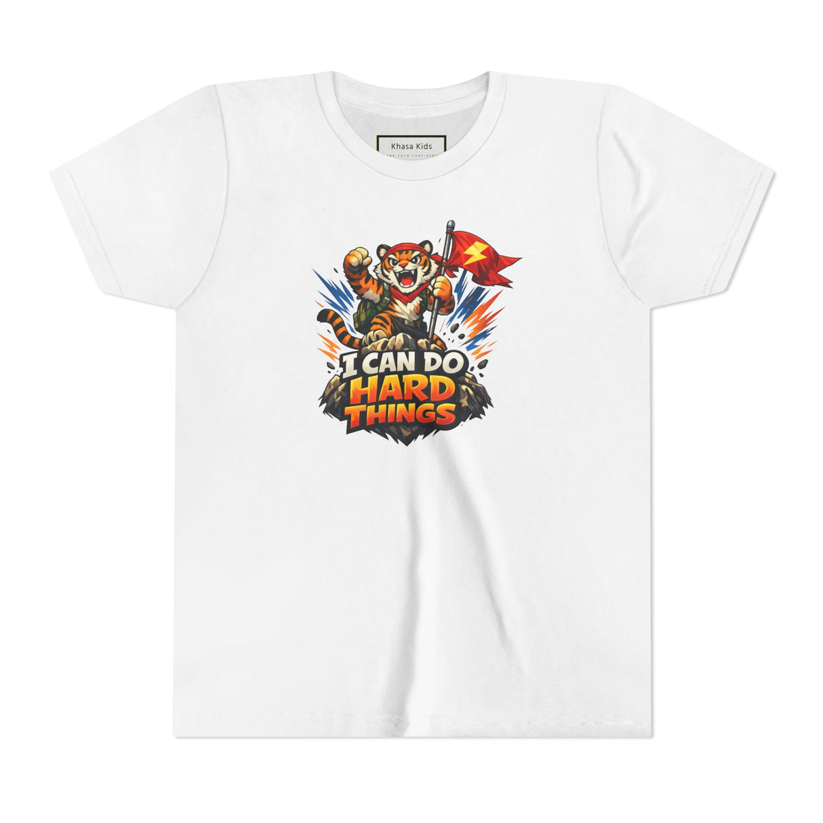 Tiger | I CAN DO HARD THINGS | Youth Graphic Tees | #KK-006-Y