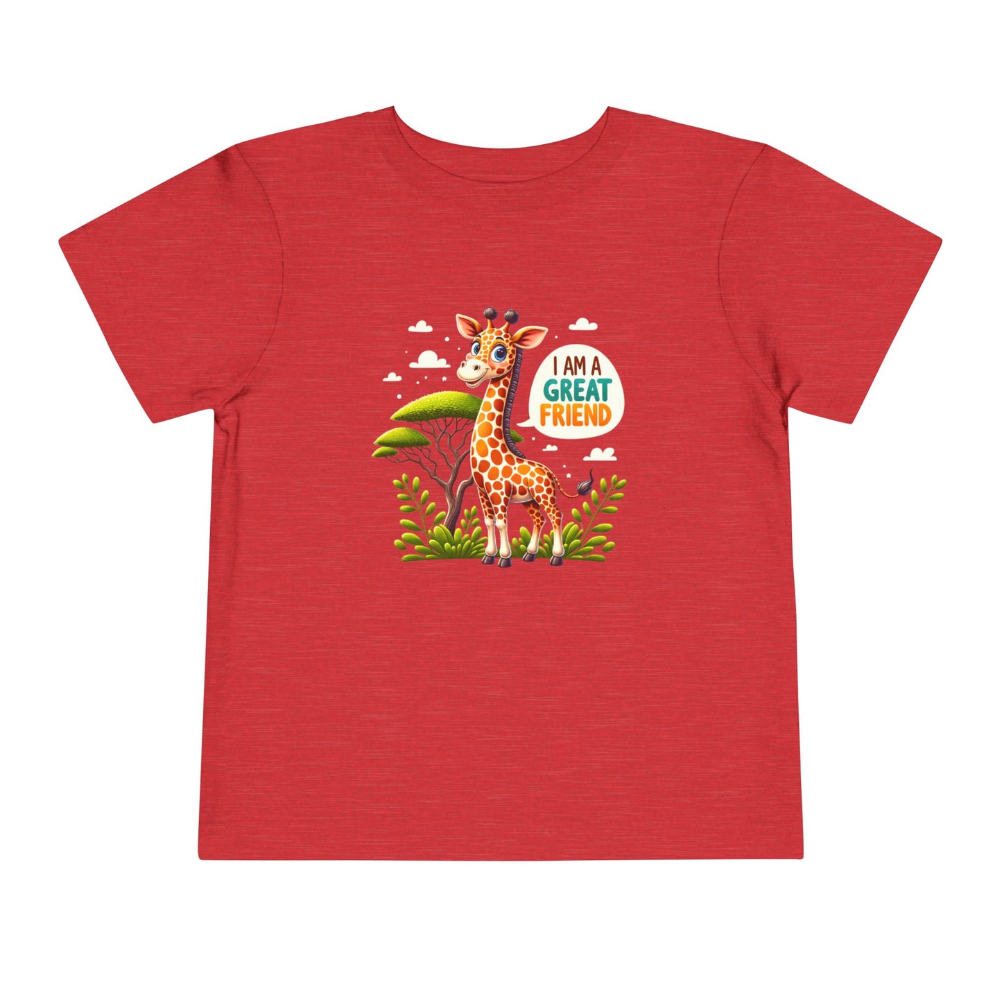 Giraffe |  I AM A GREAT FRIEND | Toddler Graphic Tees | #68-05-T