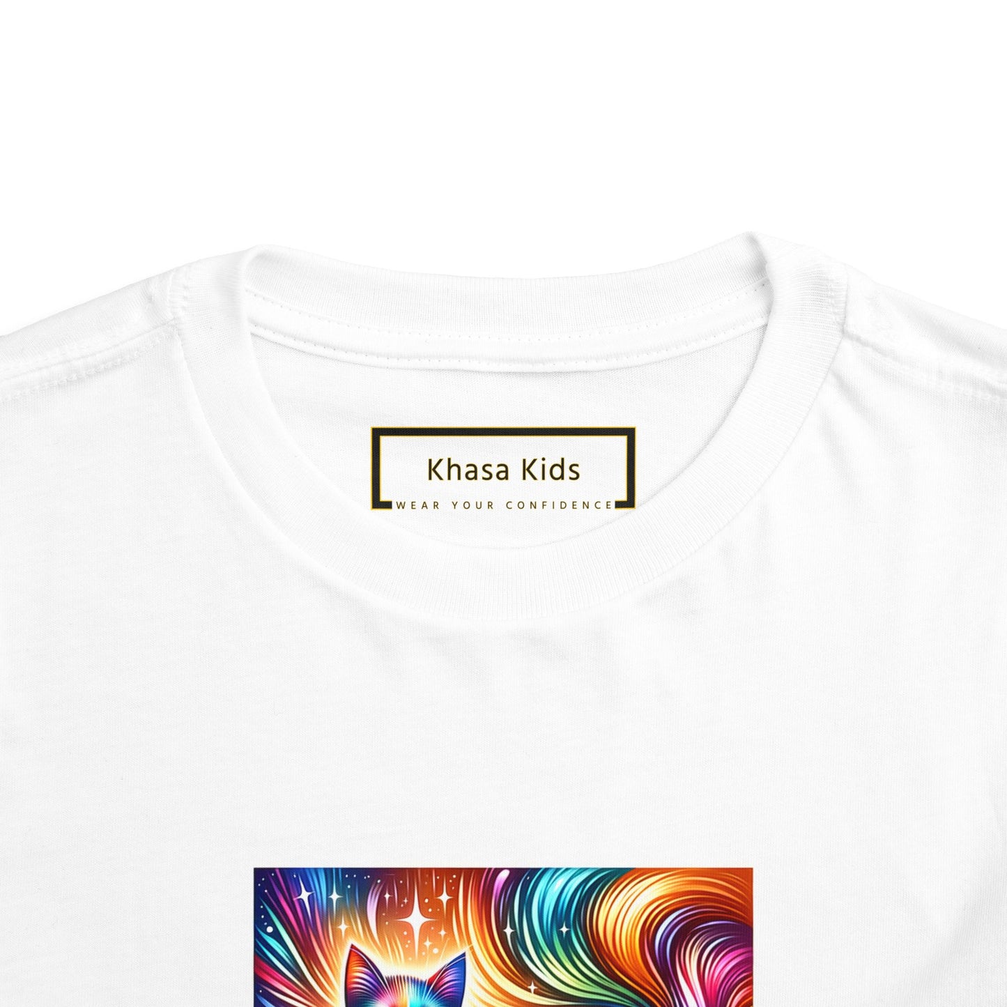 Rainbow Cat | I AM A GREAT FRIEND | Toddler Graphic Tees | 17VI-T