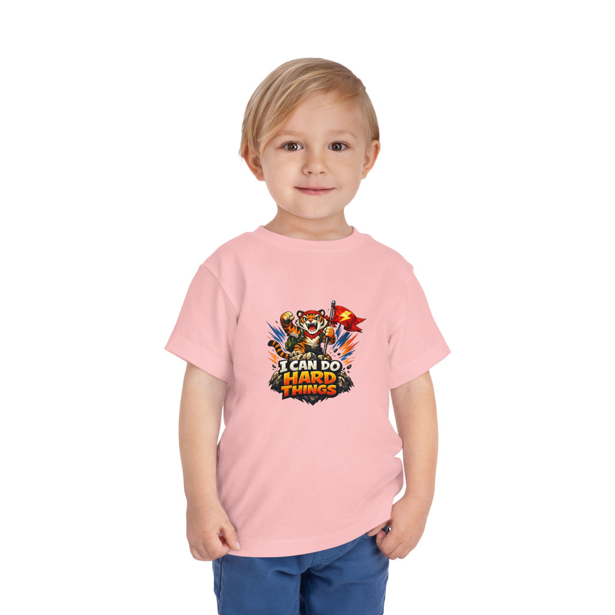 Tiger | I CAN DO HARD THINGS | Toddler Graphic Tees | #KK-006-T
