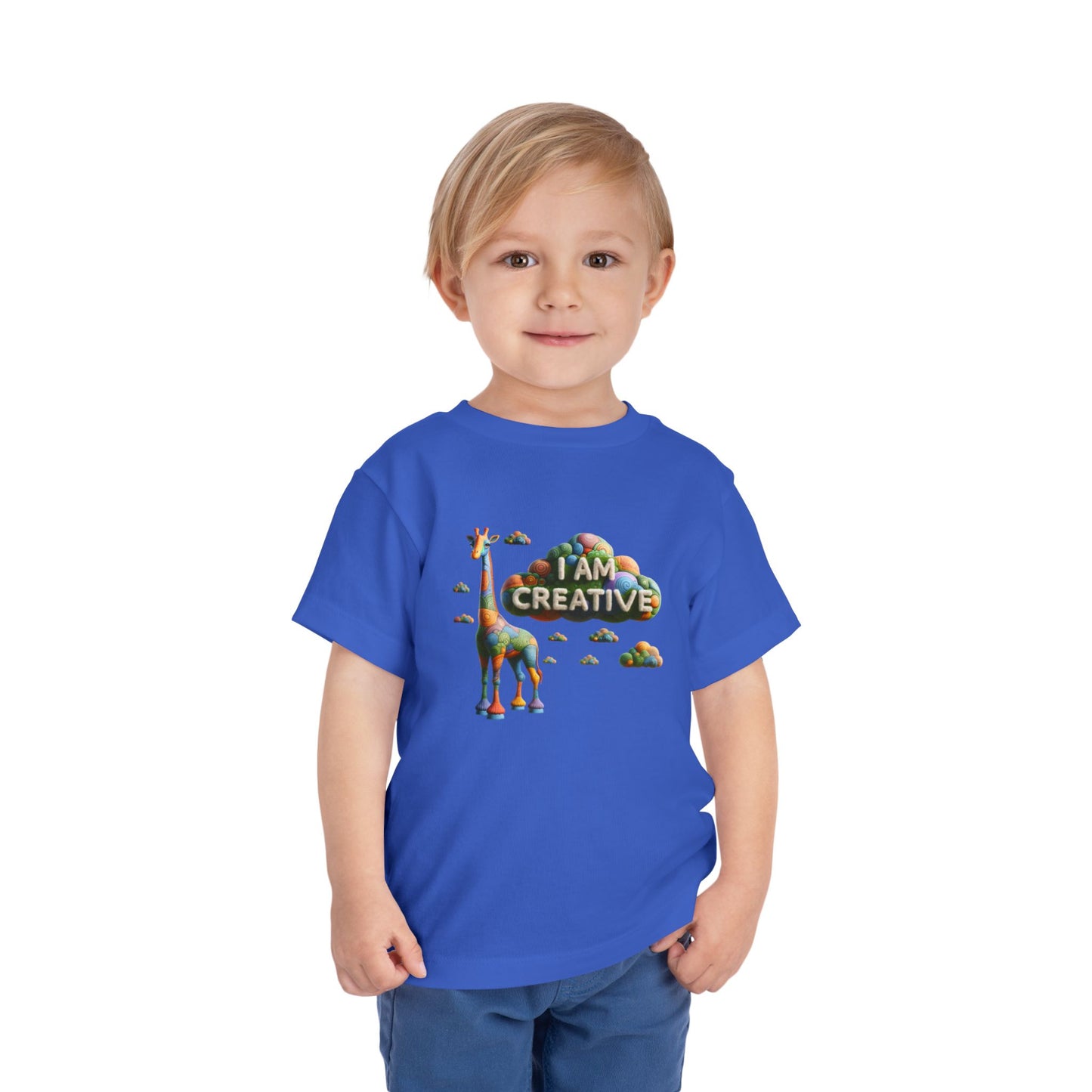 Giraffe |  I AM CREATIVE | Toddler Graphic Tees | #68-d2-T