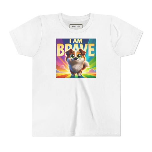 Rainbow Dog | I AM BRAVE | Youth Graphic Tees | 58KE-Y