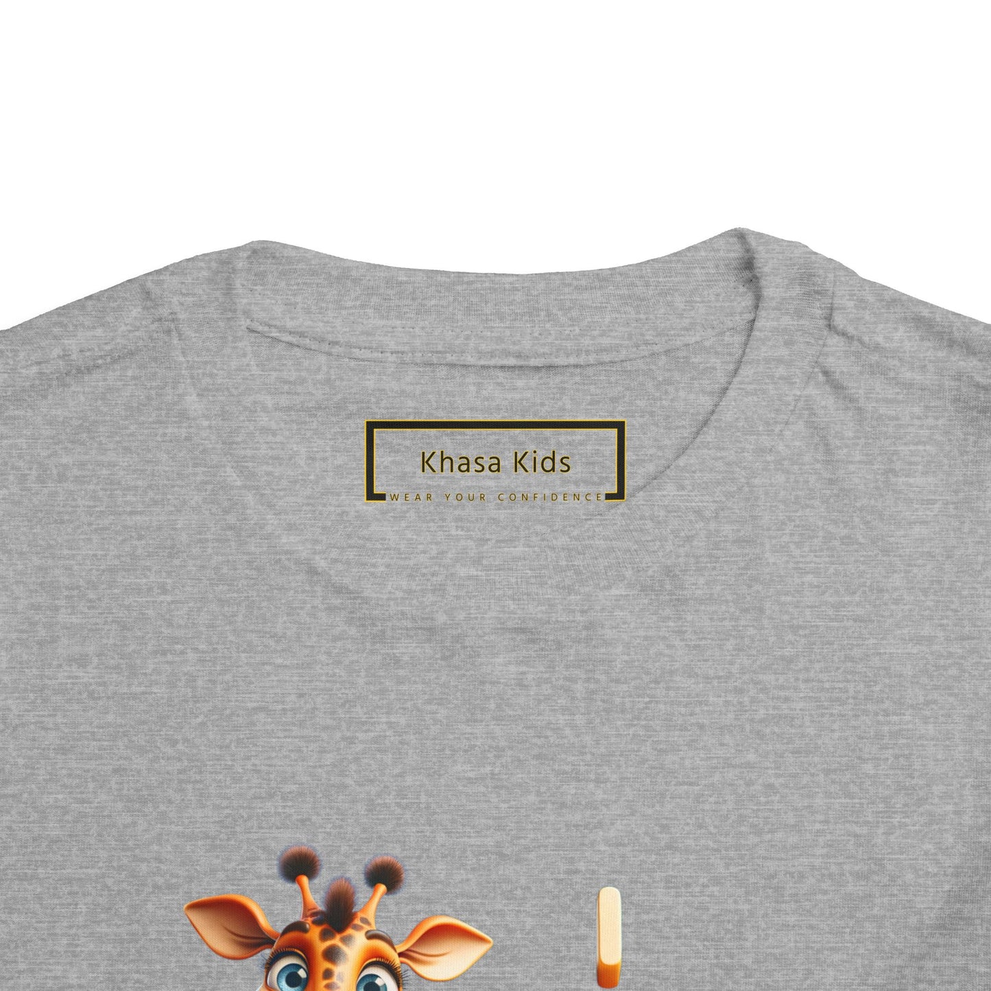 Giraffe | I CHOOSE TO BE POSITIVE | Toddler Graphic Tee