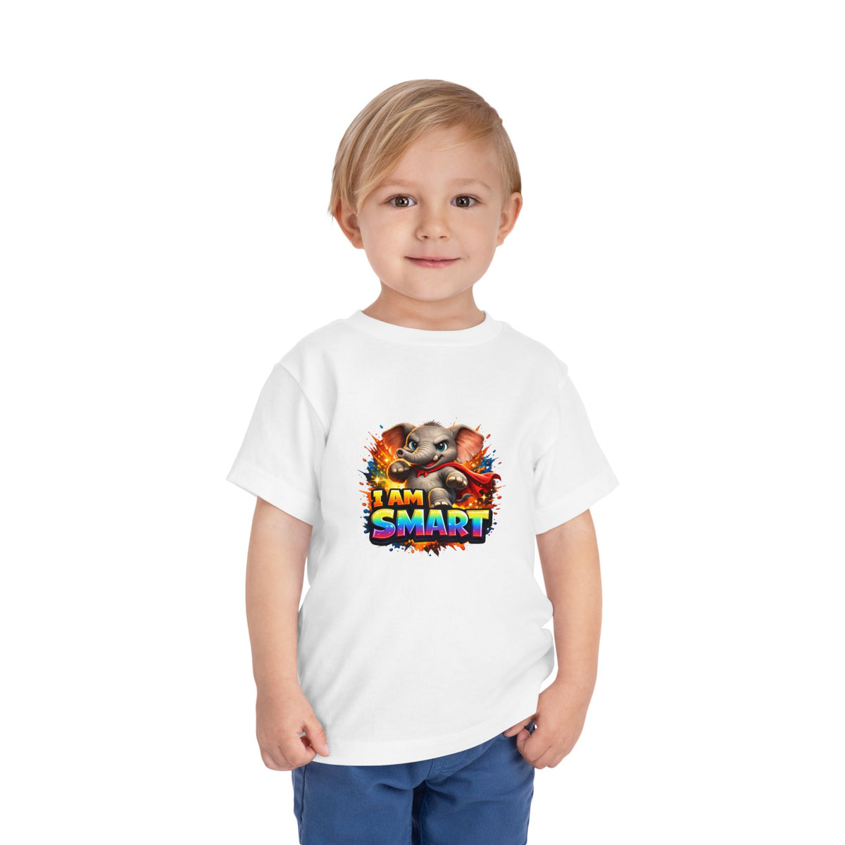 Elephant | I AM SMART | Toddler Graphic Tees | #KK-004-T