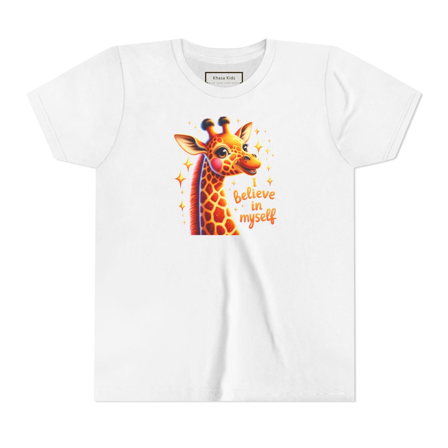 Giraffe | I BELIEVE IN MYSELF | Youth Graphic Tees | #68-c8-Y