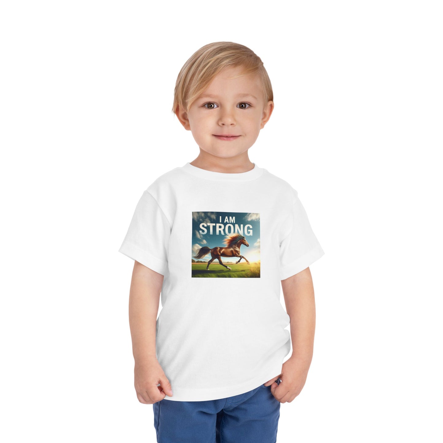 Horse | I AM STRONG | Toddler Graphic Tees | #670-7e6-T