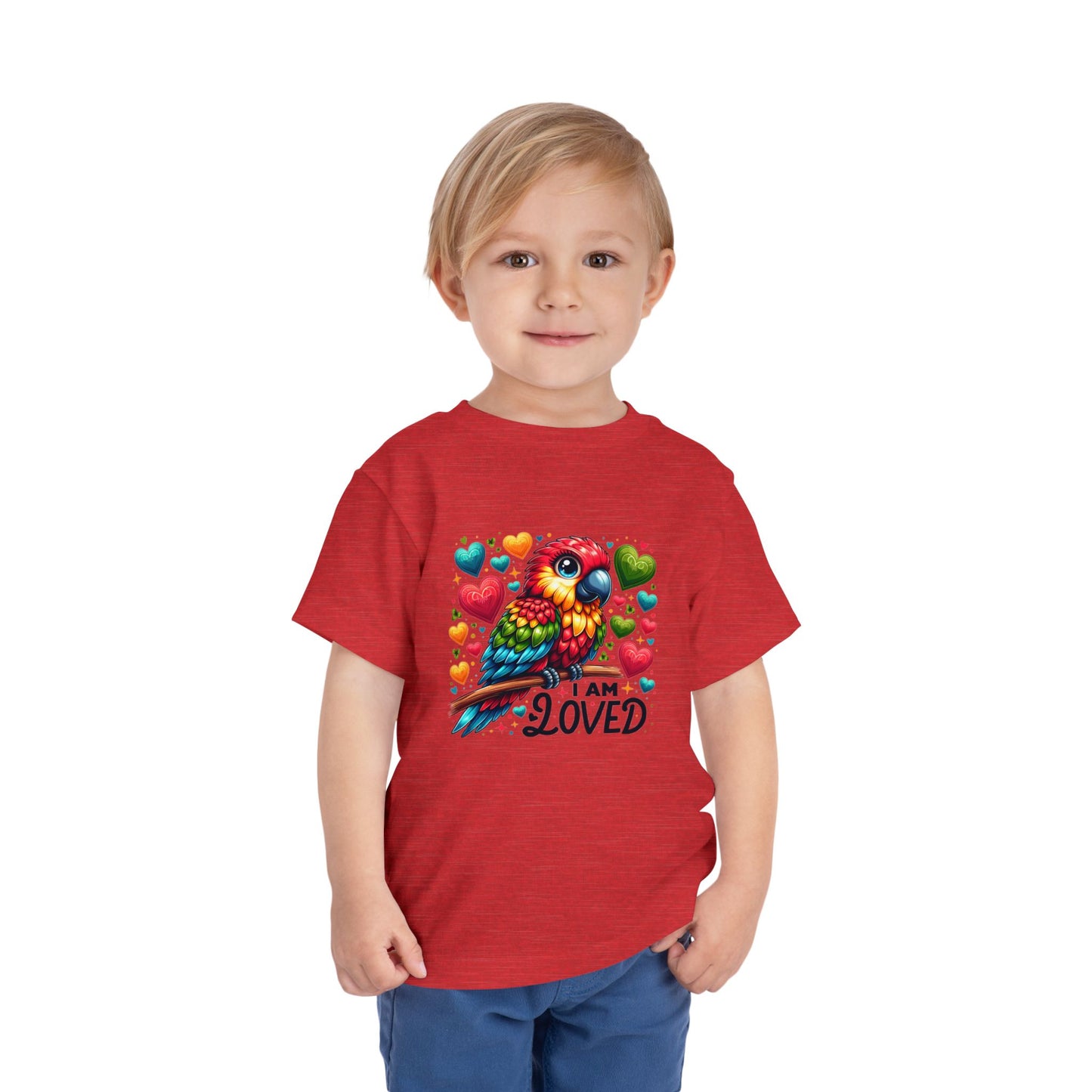 Parrot |  I AM LOVED | Toddler Graphic Tees | #68-ad-T