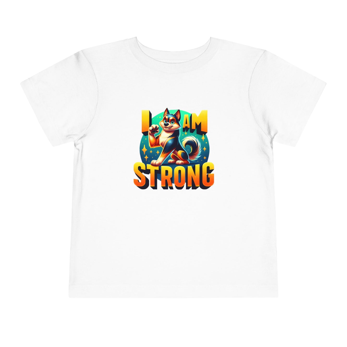 Dog Flex | I AM STRONG | Toddler Graphic Tees | 61JP-T