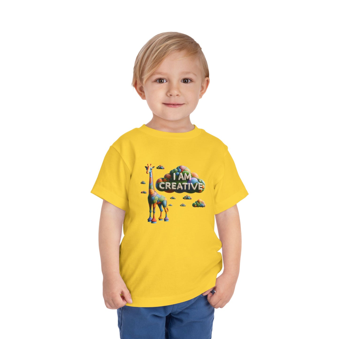 Giraffe |  I AM CREATIVE | Toddler Graphic Tees | #68-d2-T