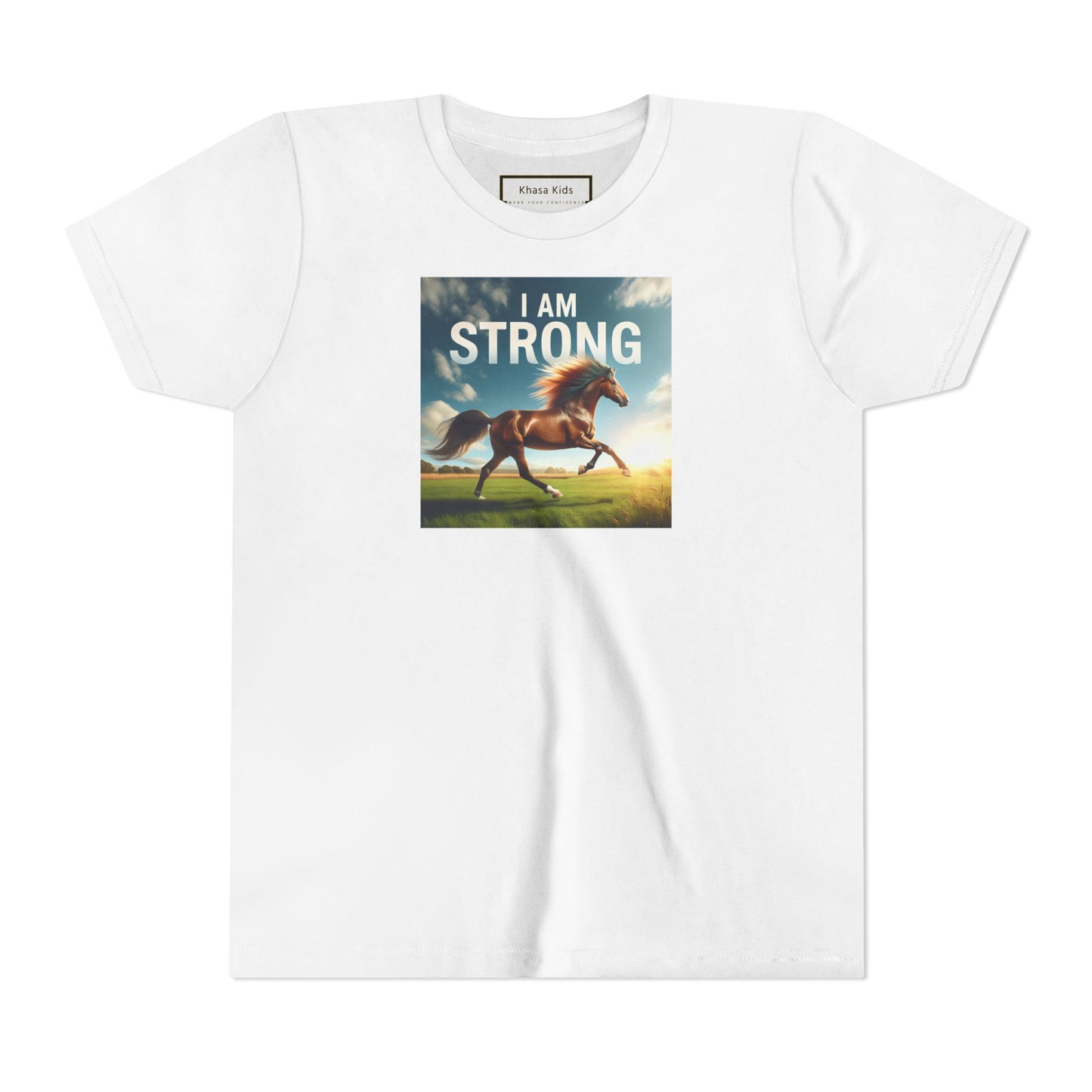 Horse | I AM STRONG | Youth Graphic Tees | #670-7e6-Y