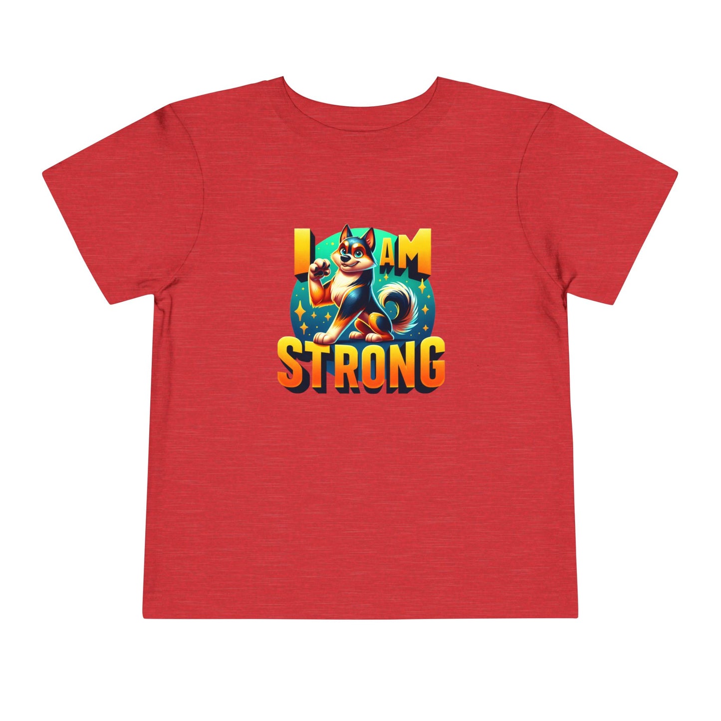 Dog Flex | I AM STRONG | Toddler Graphic Tees | 61JP-T