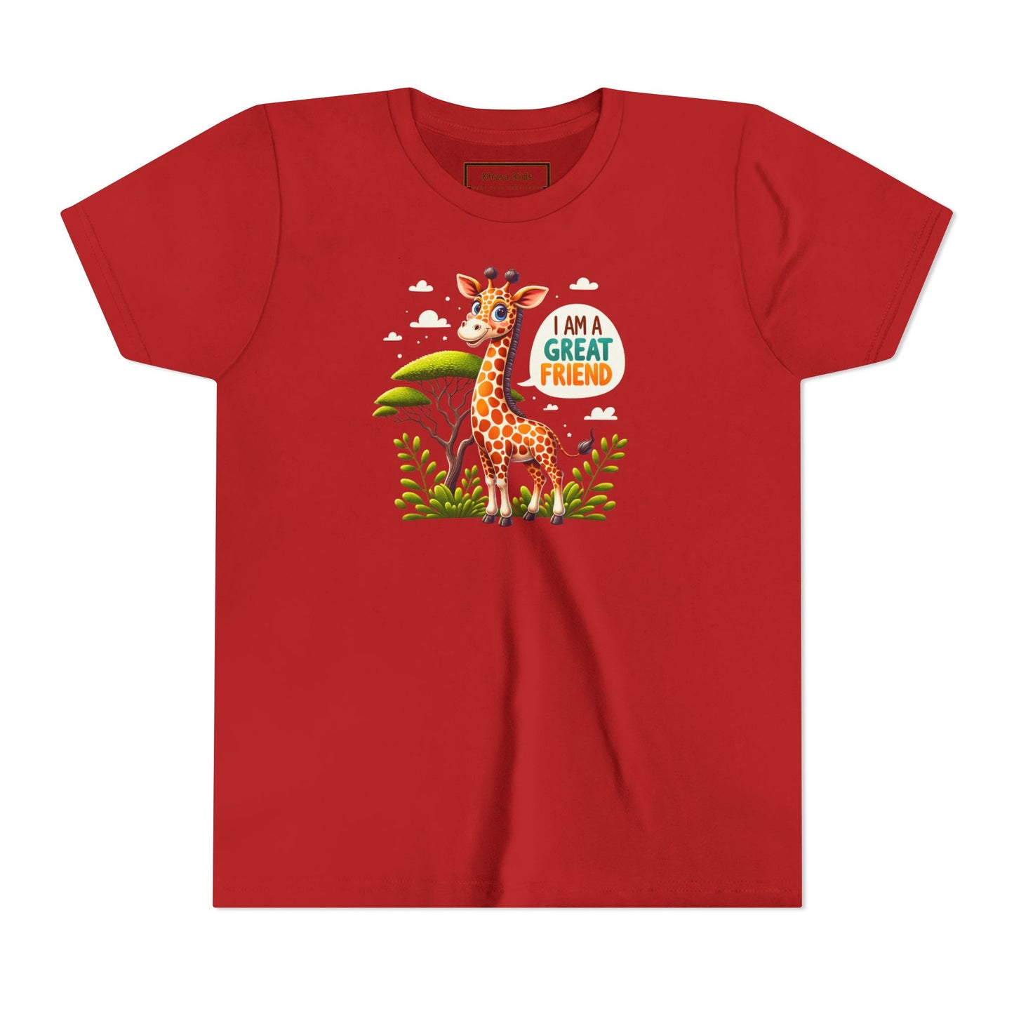 Giraffe |  I AM A GREAT FRIEND | Youth Graphic Tees | #68-05-Y