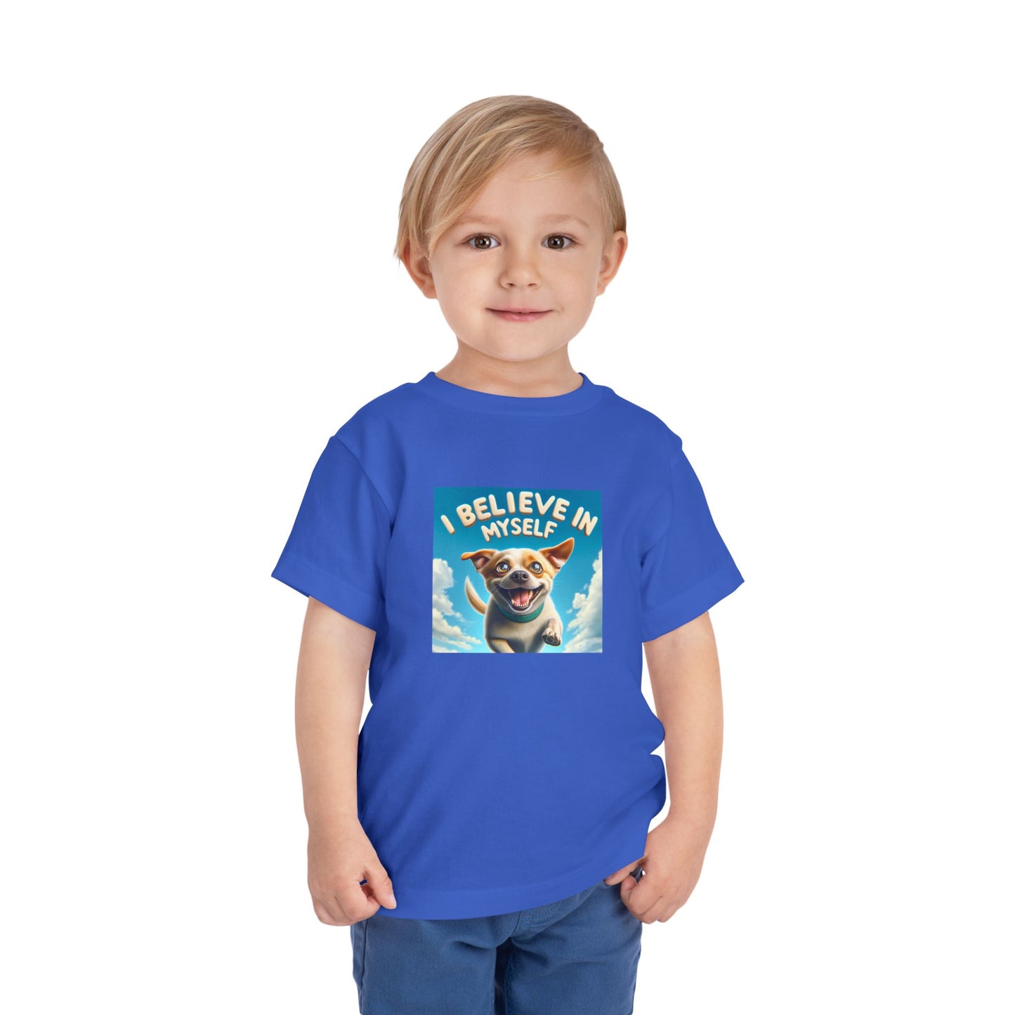 Dog in Sky | I BELIEVE IN MYSELF | Toddler Graphic Tees | 97MM-T