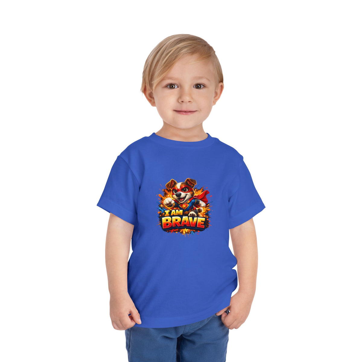 Dog | I AM BRAVE | Toddler Graphic Tees | #KK-001-T