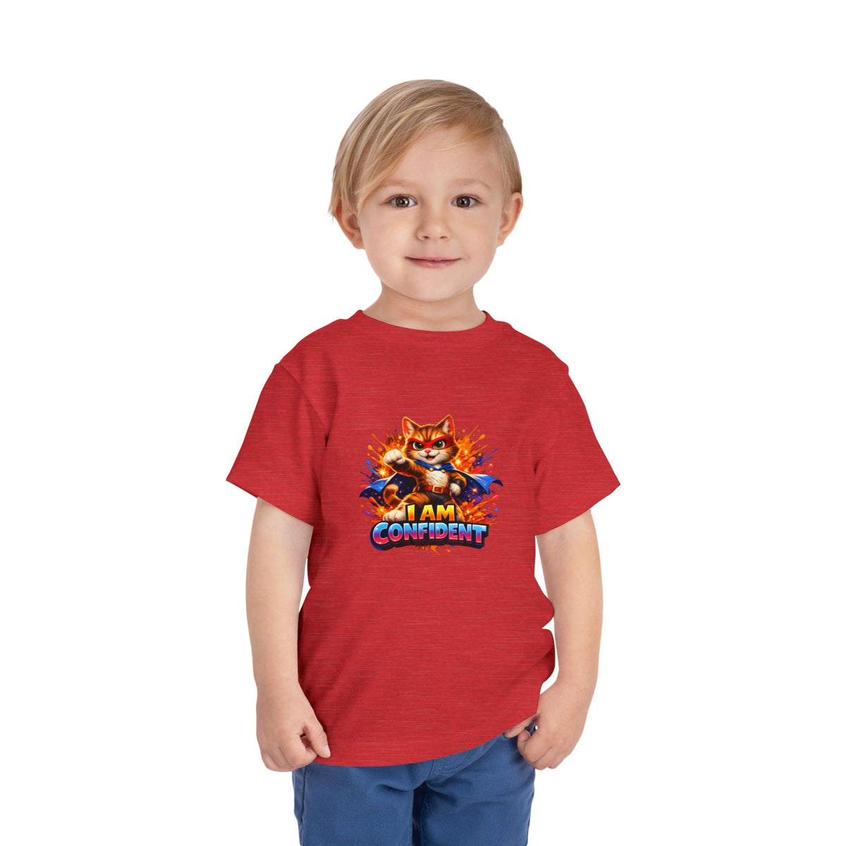Cat | I AM CONFIDENT | Toddler Graphic Tees | #KK-002-T